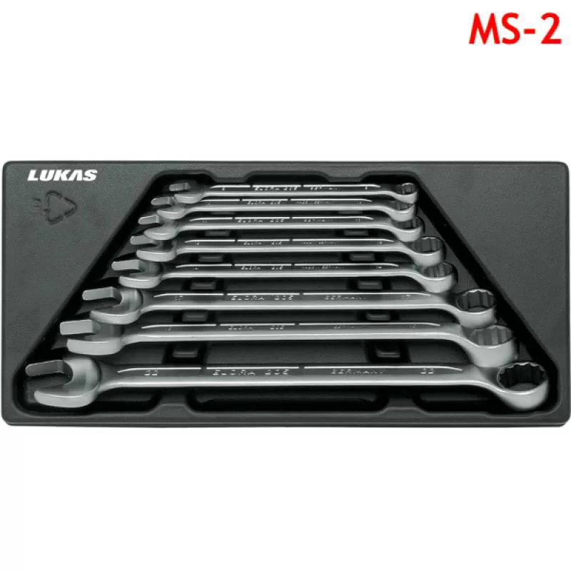 Bộ cờ lê vòng miệng 8 món MS-2 Elora Germany, DIN 3113B