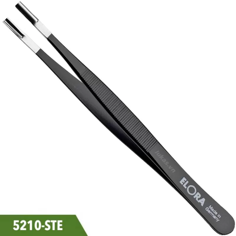 Nhíp mũi tròn chống tĩnh điện ESD dài 120mm, Elora 5210-STE