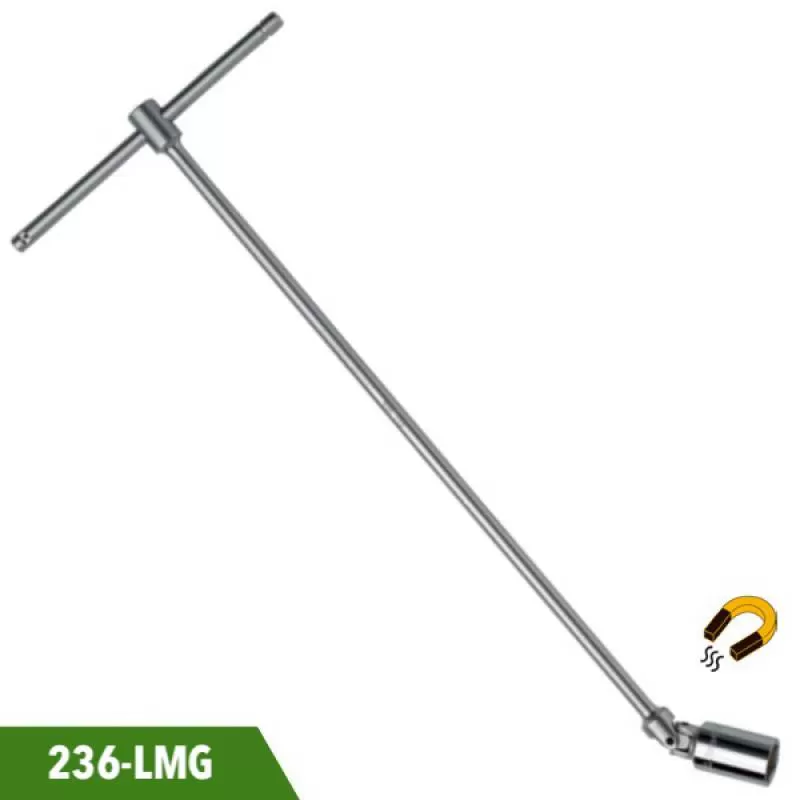 Thanh chữ T đầu tuýp lắt léo có nam châm ELORA 236-LMG series