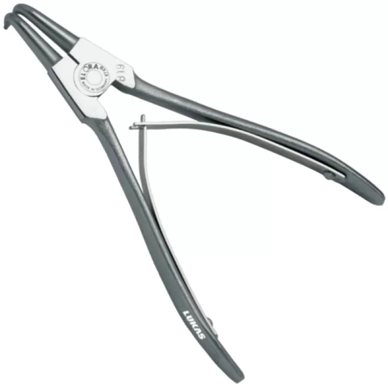 Kềm phe ngoài 19-60mm 474-A21 Elora Germany, mũi cong 90 độ, cán trần