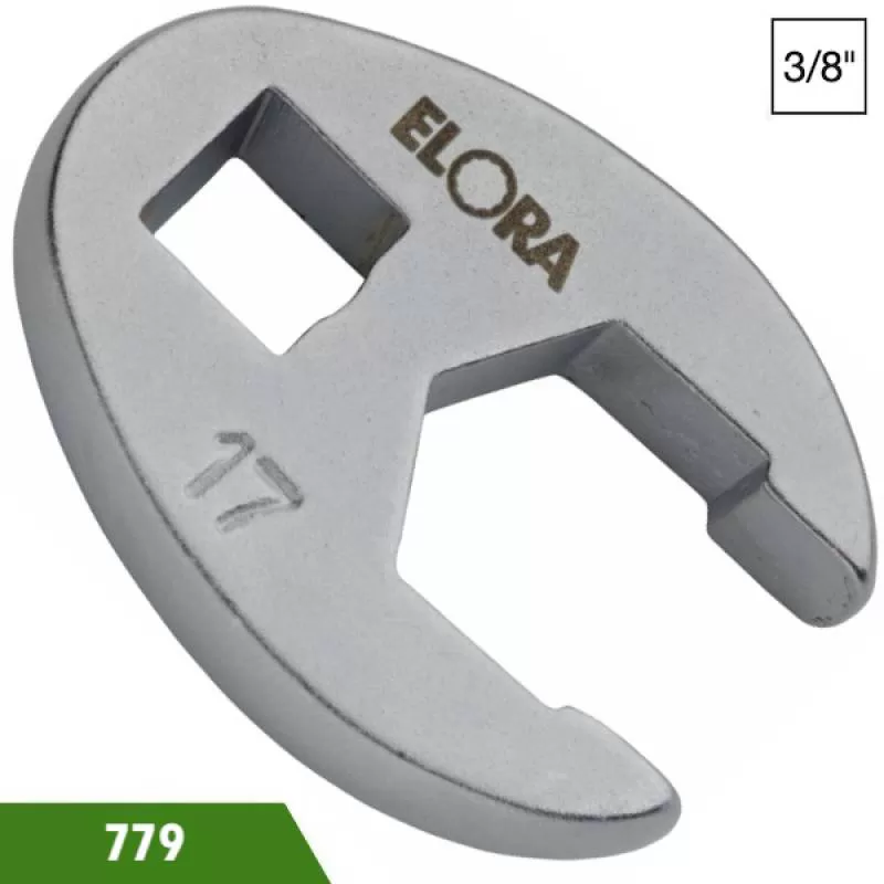 Đầu cờ lê rời cho đầu ống và nắp 3/8 inch, 10-19mm, Elora 779