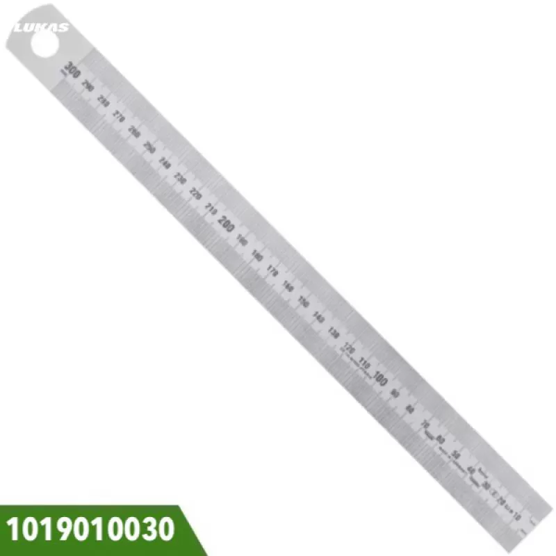 Thước lá inox type A 300-2000mm Vogel, đọc từ phải sang trái