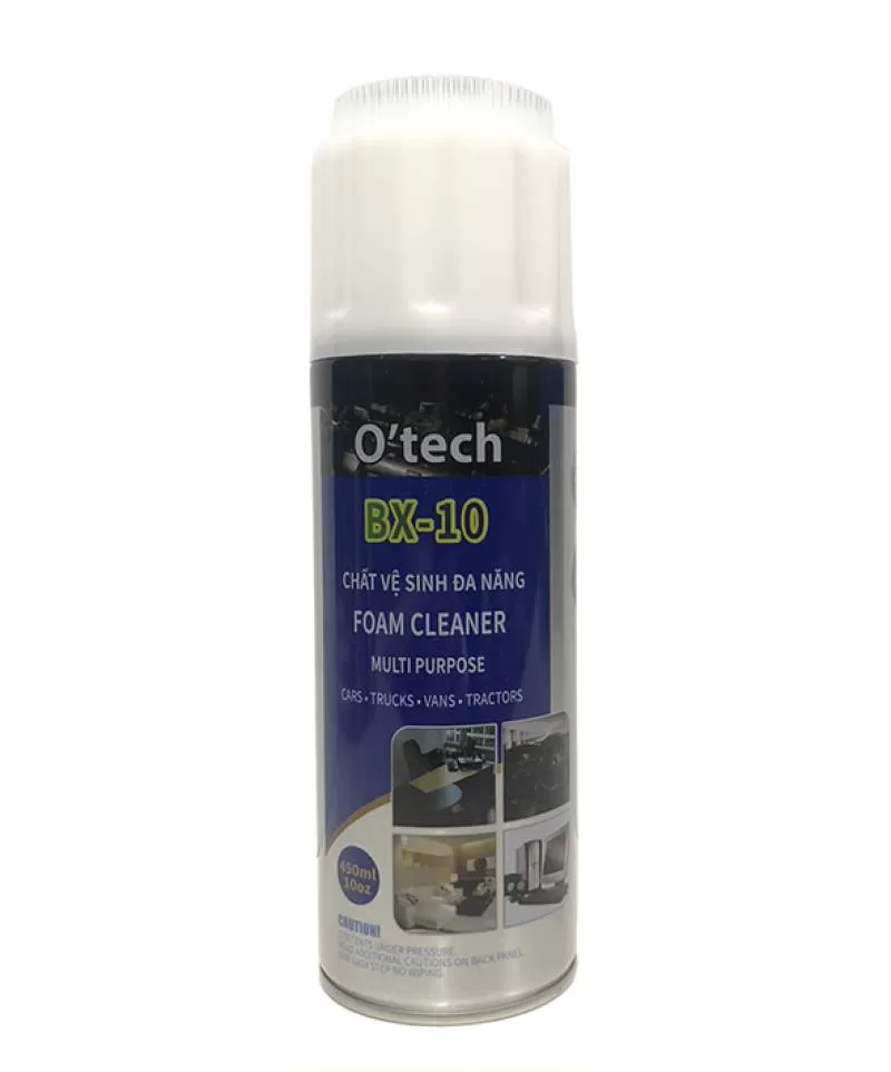 Bọt vệ sinh đa năng O’tech BX-10 Multi-Purpose Foam Cleaner 450ml