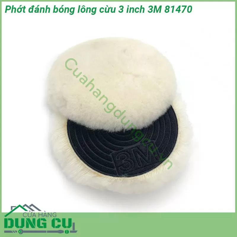 Phớt đánh bóng lông cừu 5 inch 3M 81471