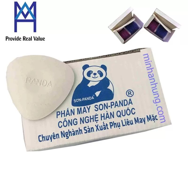 PHẤN MAY PANDA 2 màu xanh đỏ