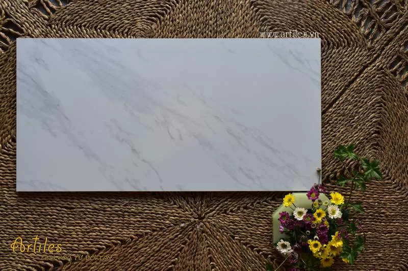 Gạch 40x80cm mờ trắng khói