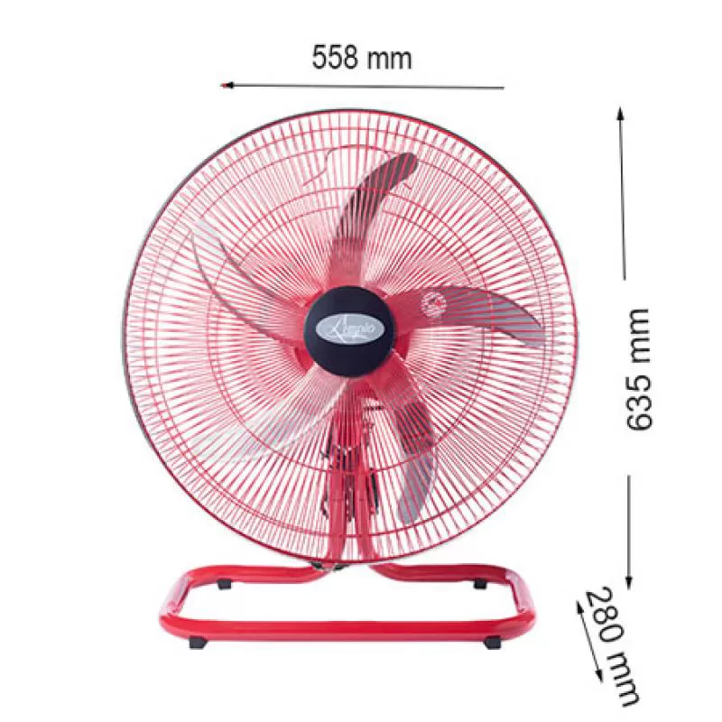 Quạt Sàn Limpio KHDB-2050 ( Màu Đỏ )