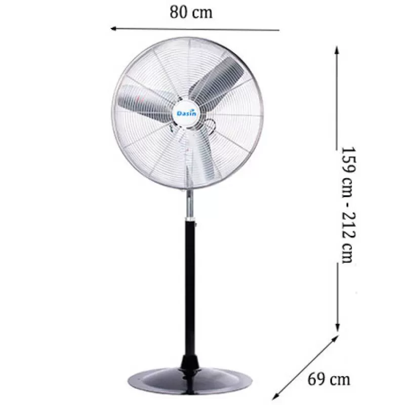 Quạt Đứng Công Nghiệp Dasin KSM 3076 