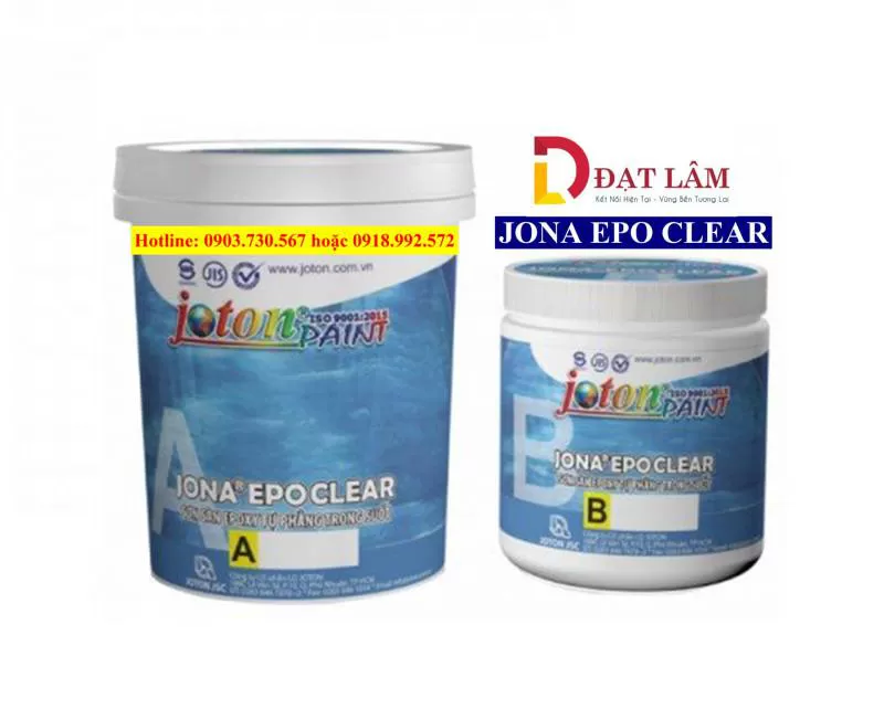 JONA® EPO CLEAR - Sơn Phủ Trong Suốt Cho Sàn Bê Tông - Đạt Lâm