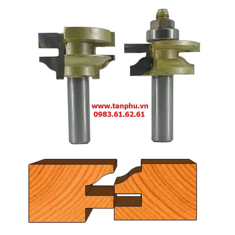 Mũi phay gỗ tủ bếp ngã cố định