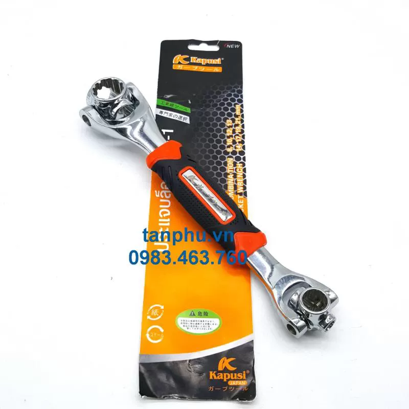 CẦN MỞ ỐC BẰNG TAY KAPUSI 8 IN 1