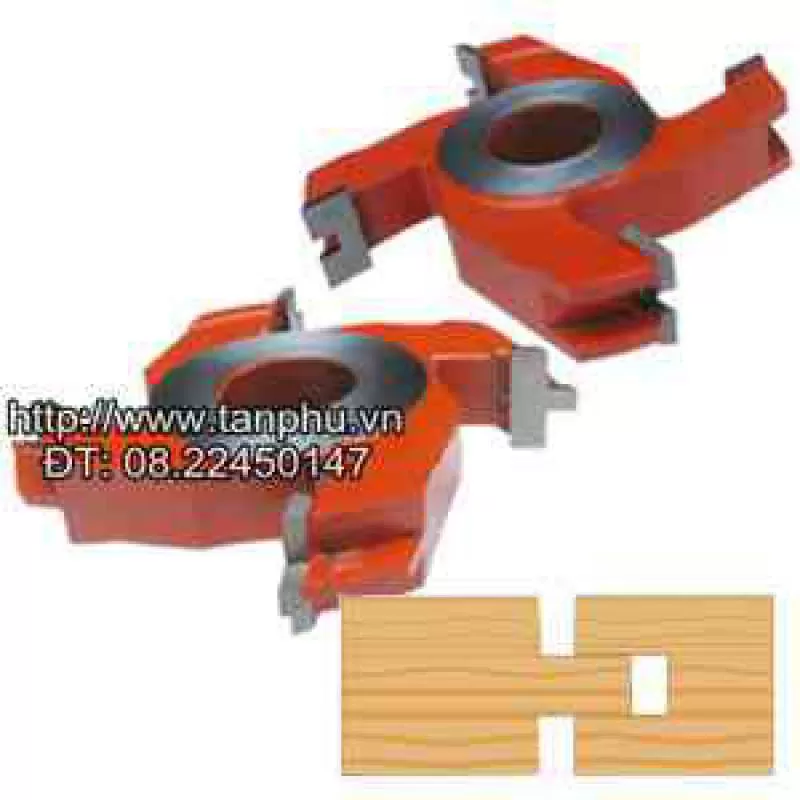 Dao tupie ghép gỗ vuông Bộ 2 dao cao 25mm