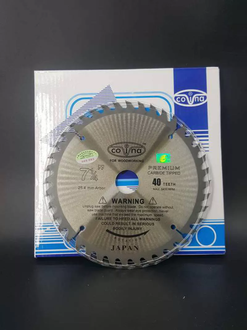 LƯỠI CƯA GỖ COVINA 185MMX40 RĂNG 