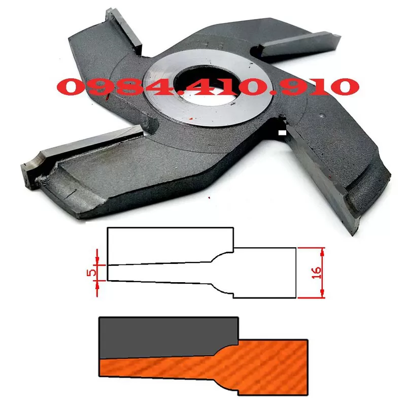 MŨI PHAY GỖ ĐÁNH VÁN HUỲNH MỎNG PN03 