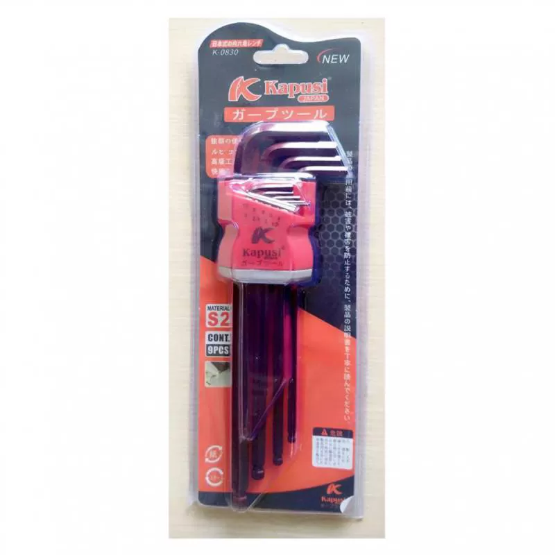 BỘ LỤC GIÁC ĐẦU BI KAPUSI TỪ 1.5 - 10MM 