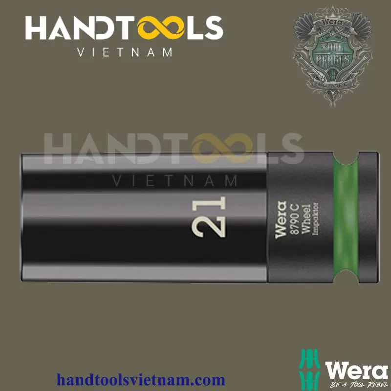 Đầu Tuýp Wera 05004592001 8791 C với ổ 1/2 “, 21 x 85 x 30 mm – Handtools Việt Nam 