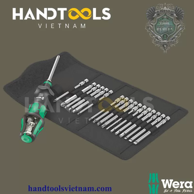 Bộ Tua Vít Đầu Vít Turbo Wera 05057483001 Kraftform Kompakt 19 Chi Tiết – HandTools Việt Nam