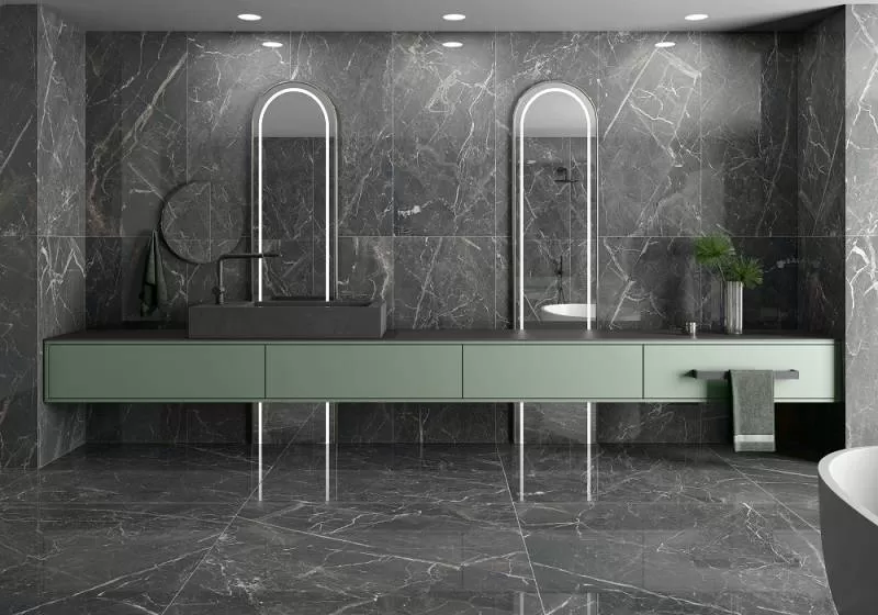 NABEL BLACK 90x90 - H88 CERAMICS