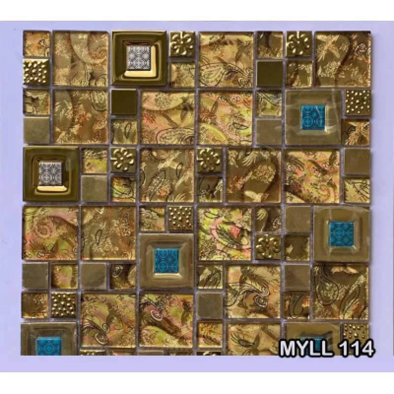 Gạch Mosaic Thủy Tinh Cao Cấp MH - YLL114 