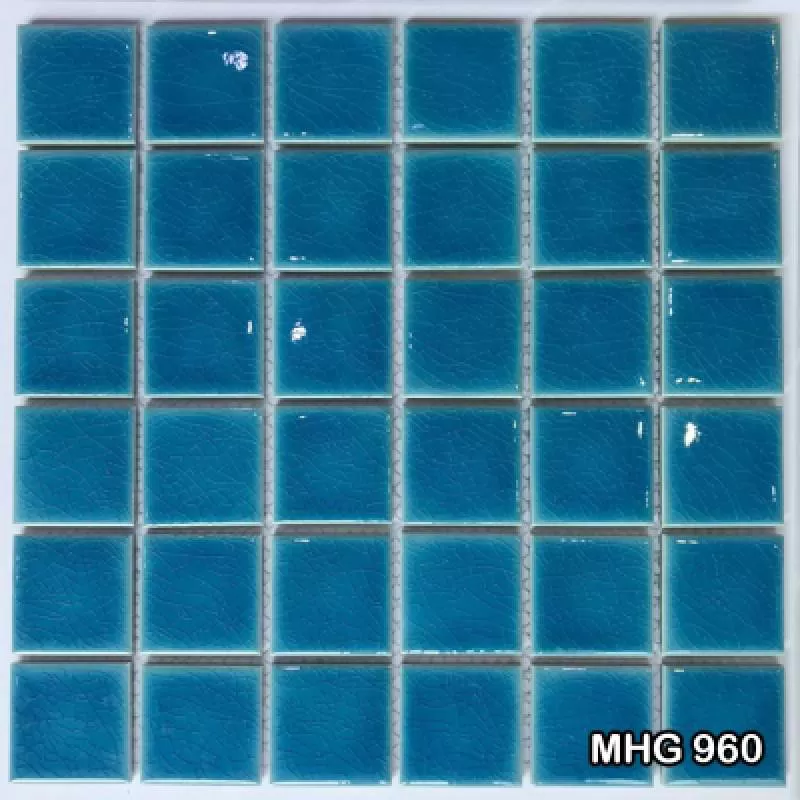 Gạch trang trí Mosaic Men Rạn Đơn Sắc MHG 960