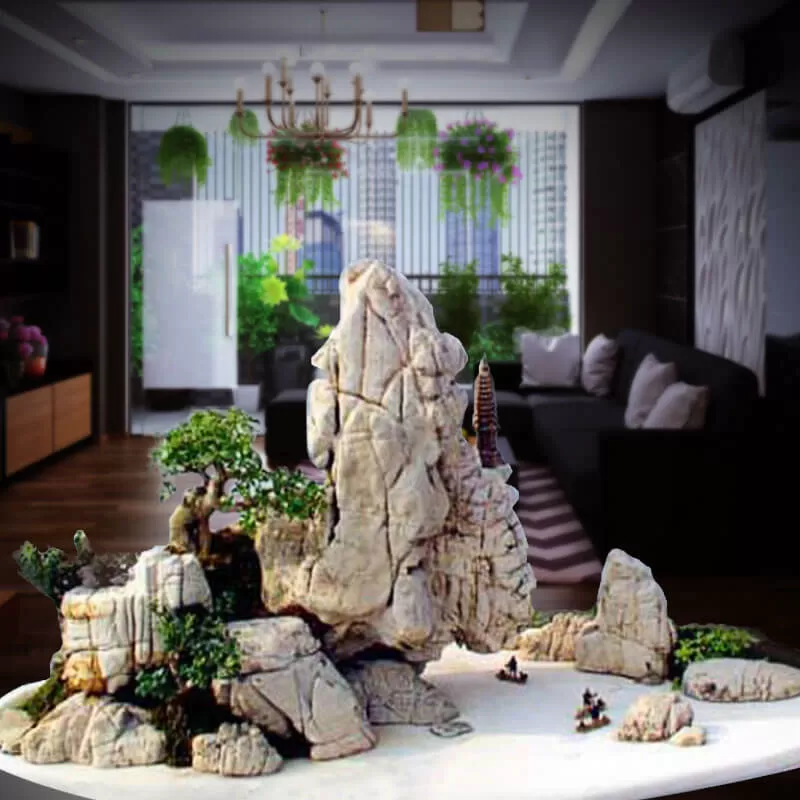 Hòn Non Bộ Khô Nhà Phố Hiện Đại