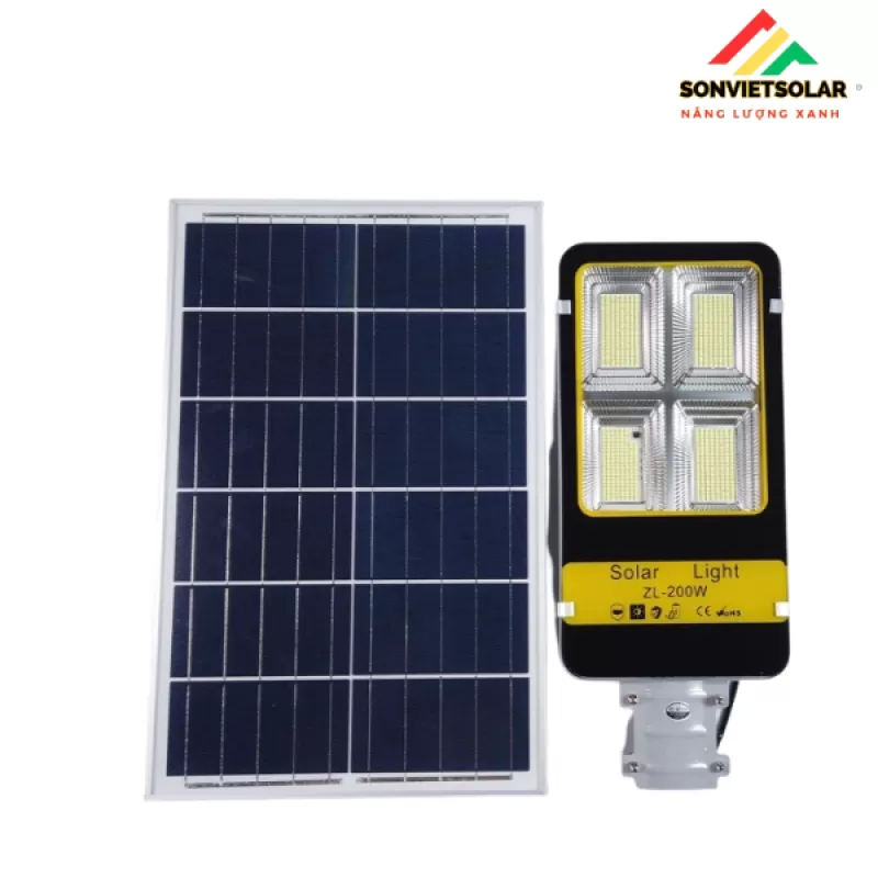 ĐÈN NLMT ĐƯỜNG PHỐ -NÔNG THÔN MỚI -ĐÈN DỰ ÁN ZL-200 (200W)