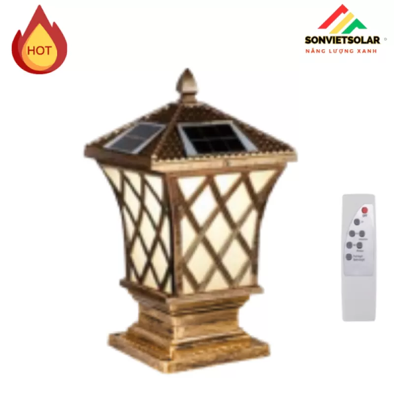 ĐÈN ĐƯỜNG DỰ ÁN NEW 2022 -3 MÀU ÁNH SÁNG Đèn Trụ cổng ( 20 x 20cm )