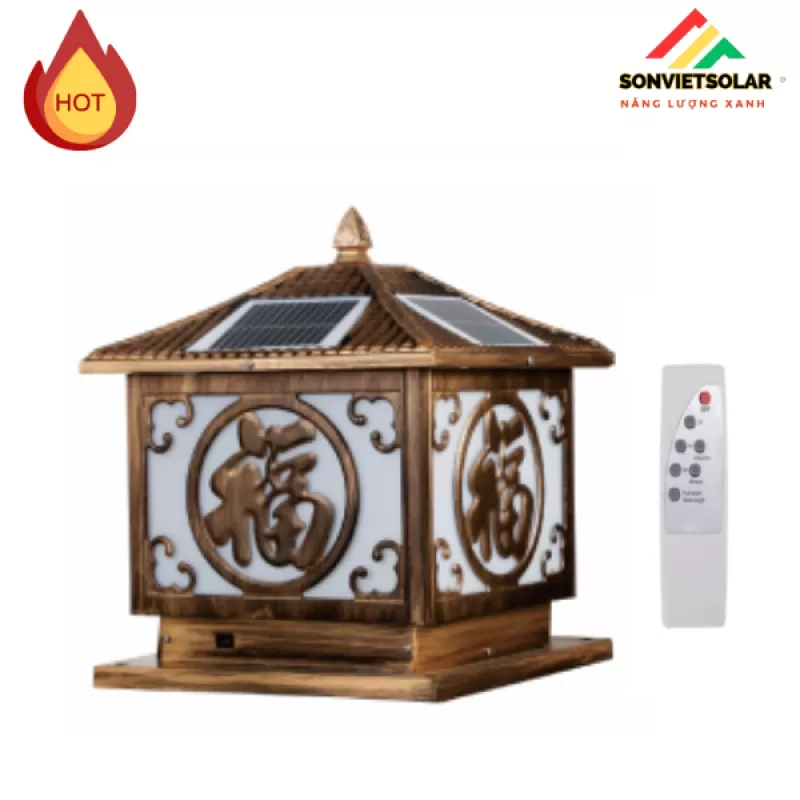 ĐÈN ĐƯỜNG DỰ ÁN NEW 2022 -3 MÀU ÁNH SÁNG Đèn Trụ cổng ( 30 x 30cm) CHỮ THỌ