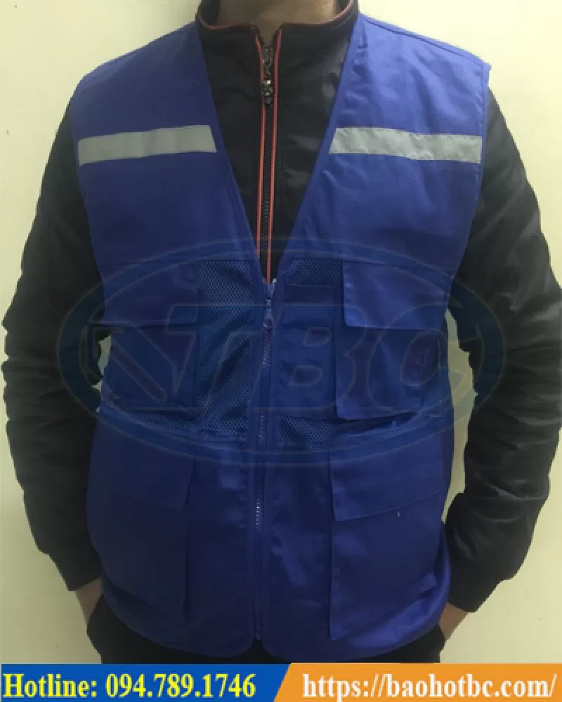 Áo ghile phản quang túi hộp 06