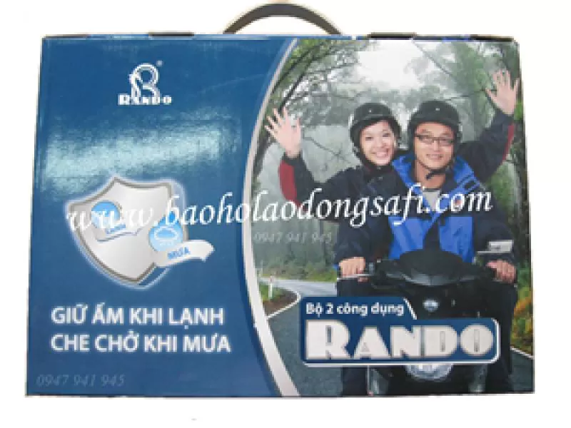 Quần áo mưa Rando 2 lớp - Bao ho lao dong