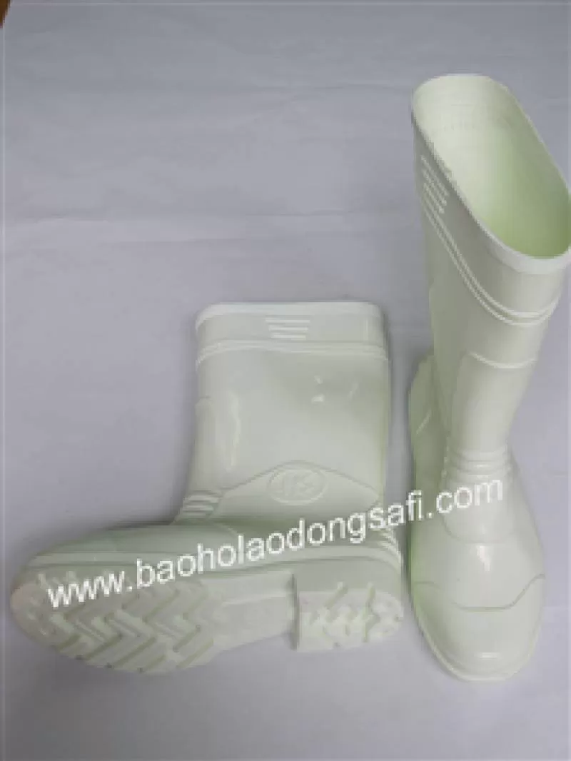 Ủng Hoa San trắng - Bao ho lao dong