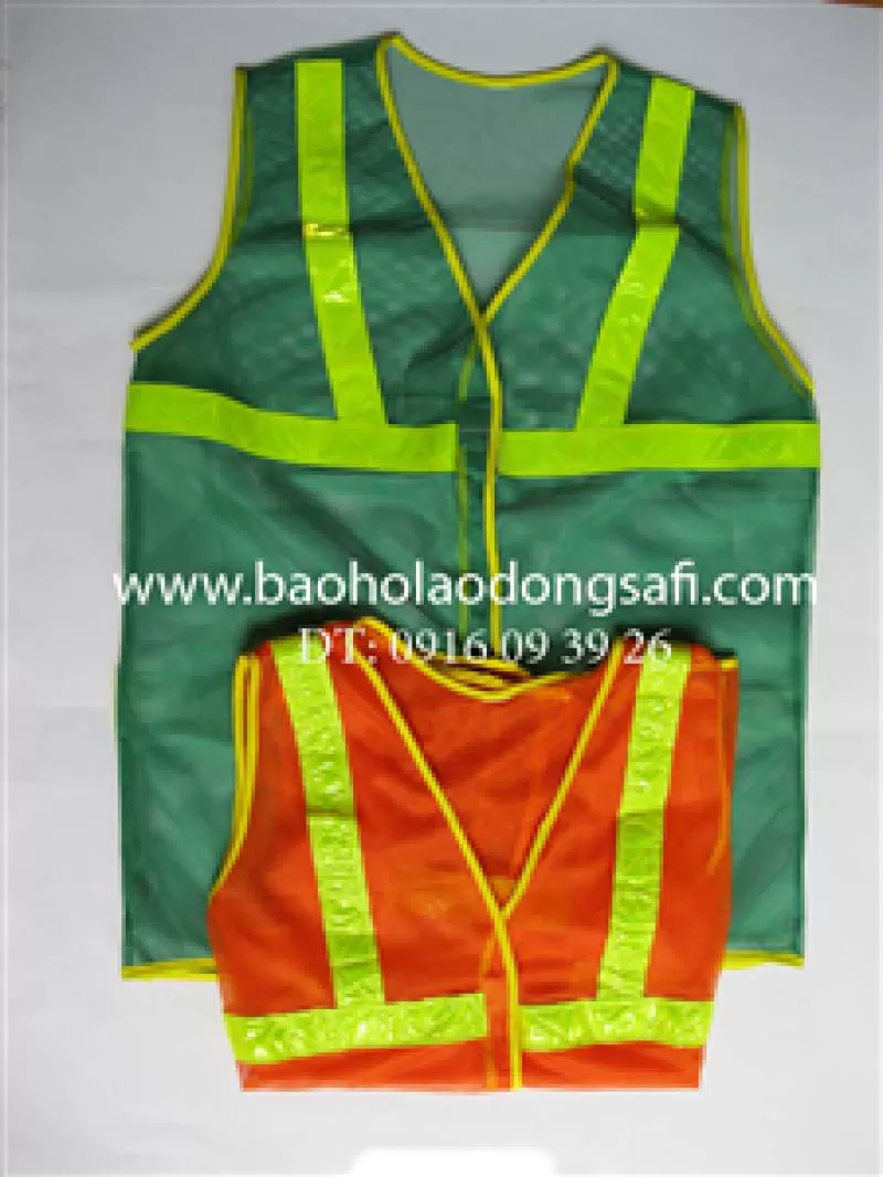 Áo phản quang lưới môi trường - Bao ho lao dong