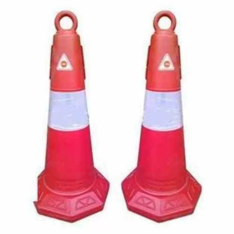 Cọc tiêu giao thông nhựa có phản quang cao 75cm 