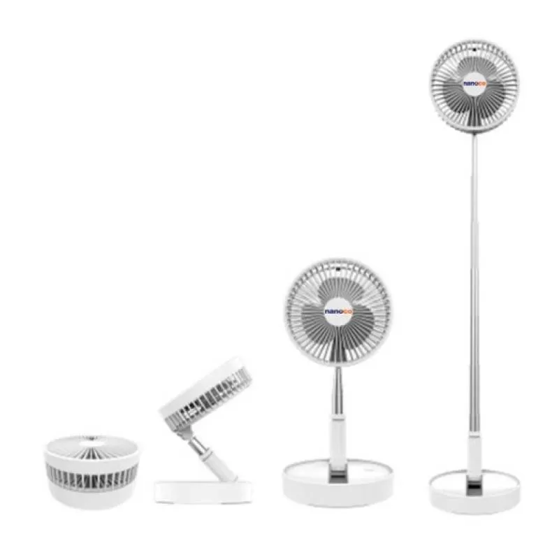 Quạt sạc gấp gọn Nanoco NFF1617W/P