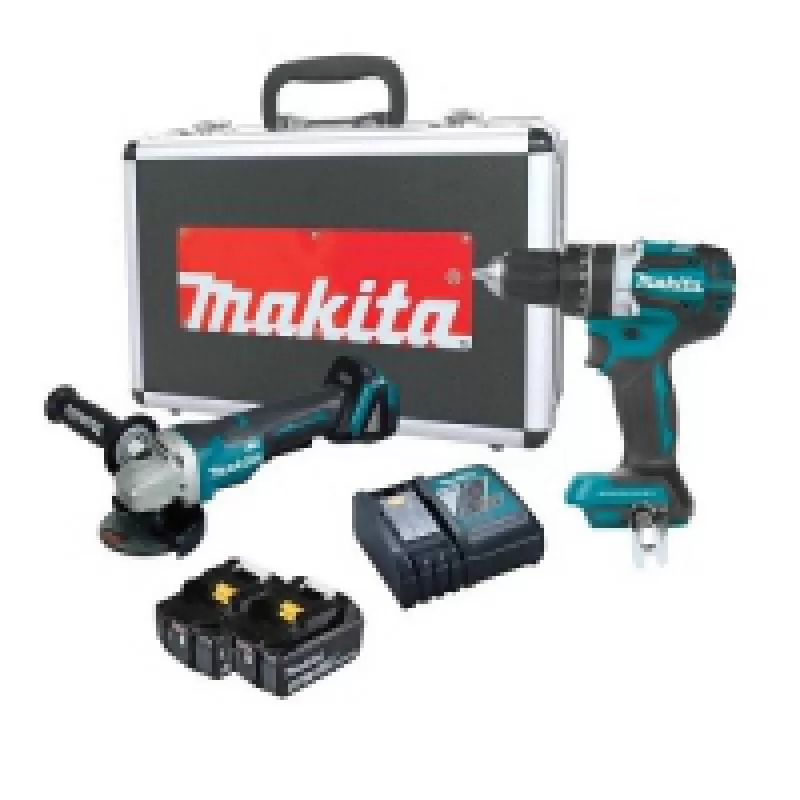Bộ máy khoan Makita DLX2215TX2 (DHP484 + DGA408) - Giá hấp dẫn
