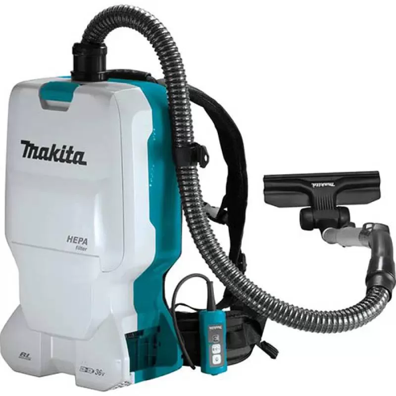 Máy hút bụi đeo vai dùng pin Makita DVC660Z 18Vx2 (HEPA/BL)