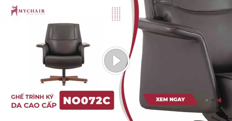 Ghế Phòng Họp Da Cao Cấp Nhập Khẩu MyChair NO072C 