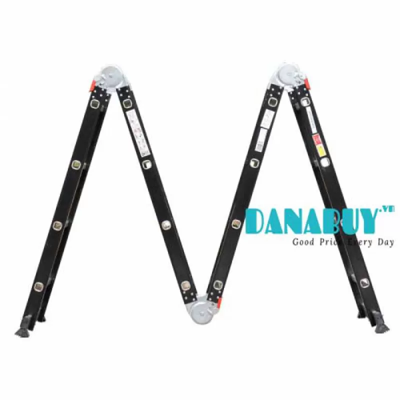 Thang nhôm gấp đoạn ADM104 - Chính hãng, giá rẻ tại Đà Nẵng