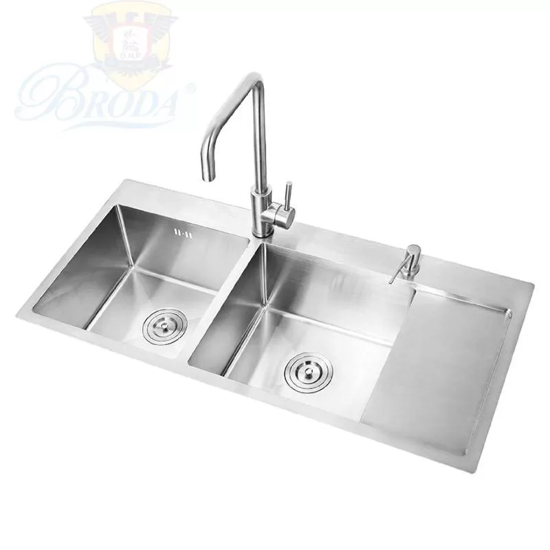 CHẬU Rửa Chén Inox Sus 304 BRODA KT 120x50cm