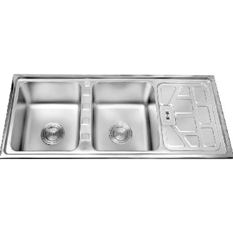 chậu rửa chén 2 hộc 1200x50