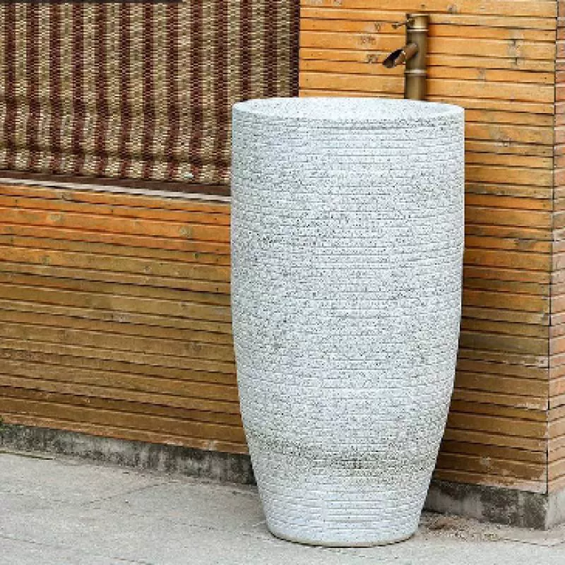 LAVABO RỬA MẶT GỐM SỨ SÂN VƯỜN BRODA DNP-188 