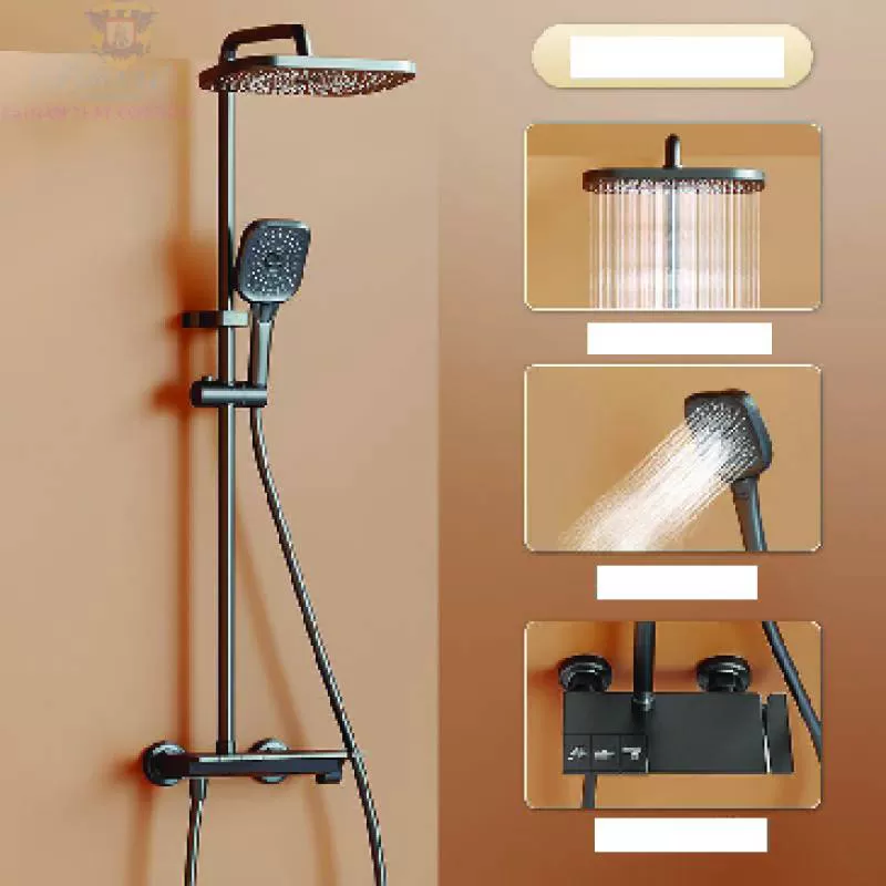 Sen cây tắm đứng phím đàn mầu xám BRODA A62