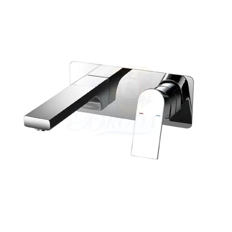 VÒI RỬA LAVABO ÂM TƯỜNG NÓNG LẠNH ĐỒNG THAU BRODA WJ-2003R-2