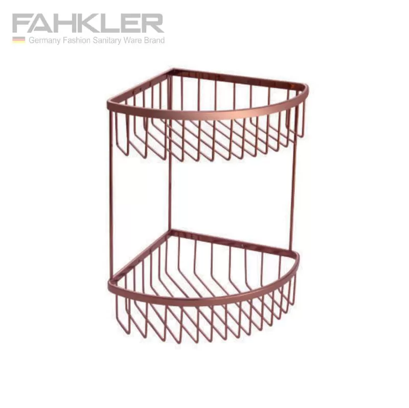 KỆ GÓC NHÀ TẮM MẦU VÀNG HỒNG FAHKLER 90909 