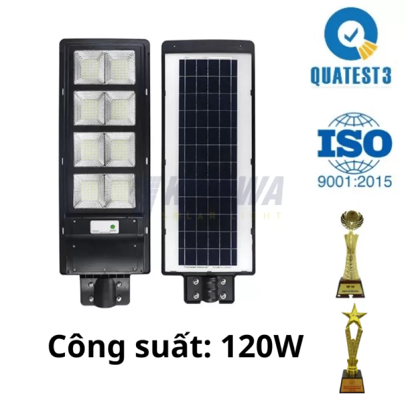 [120W] Đèn Năng Lượng Mặt Trời Liền Thể Kitawa 120W LT4120 