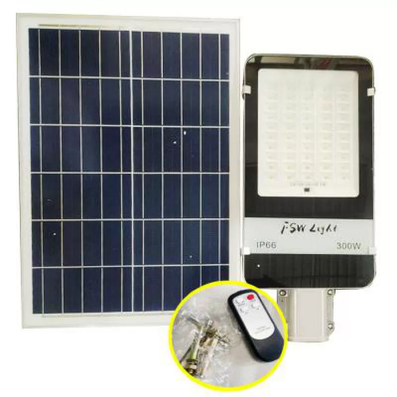 đèn đường năng lượng mặt trời 200w cao cấp RJ-200w siêu sáng