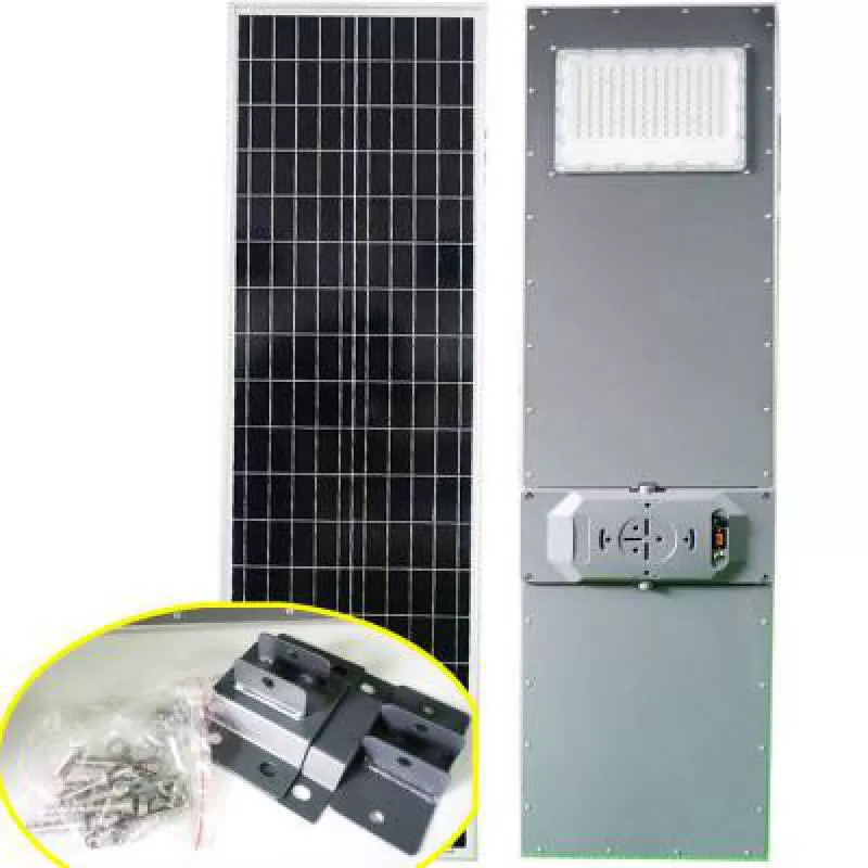 Đèn đường năng lượng mặt trời 80w tấm pin liền thể cao cấp Xenon Deluxe DL-80w