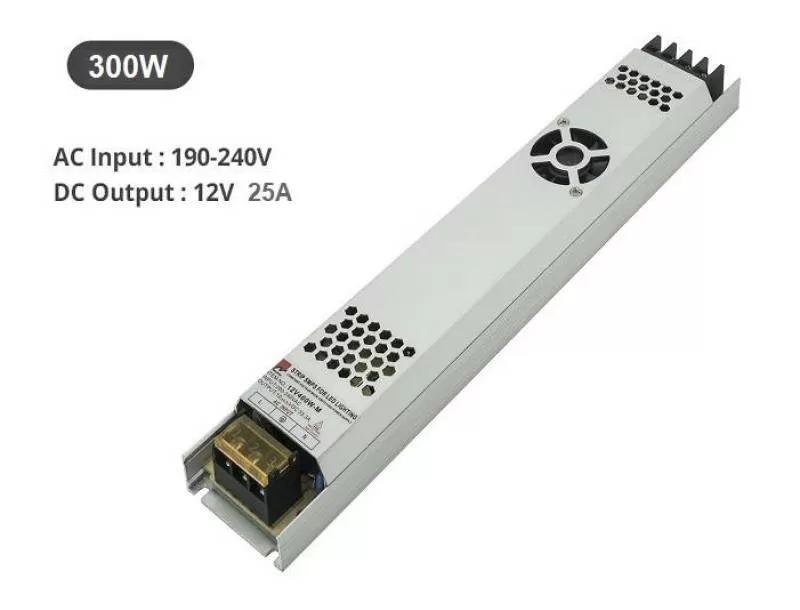 Nguồn Led siêu mỏng 12V 25A 300W 