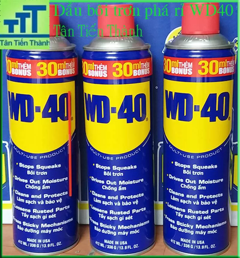 DẦU CHỐNG RỈ SÉT VÀ BÔI TRƠN WD 40 