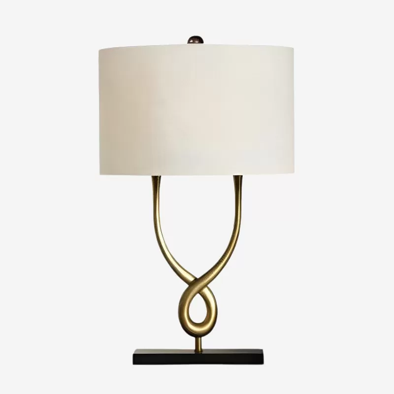 Đèn để bàn thép cao cấp kiểu xoắn Minimalist BZ9122